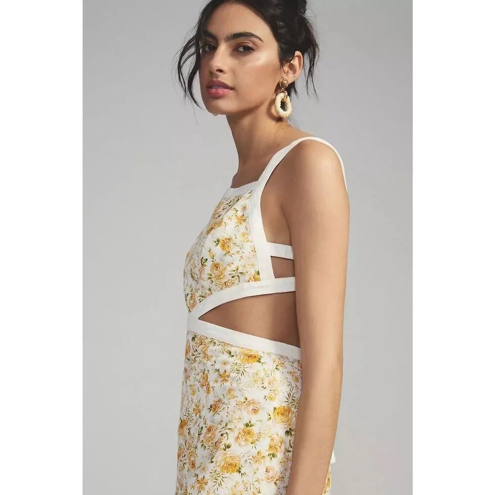 Anthropologie Significant Other Sleeveless Floral Maxi Dress - Picture 3 of 14